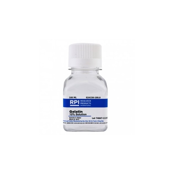 Gelatin 10% Solution, 100 ML